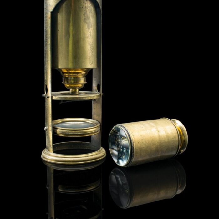 edwardian english students field microscope 1890s 8