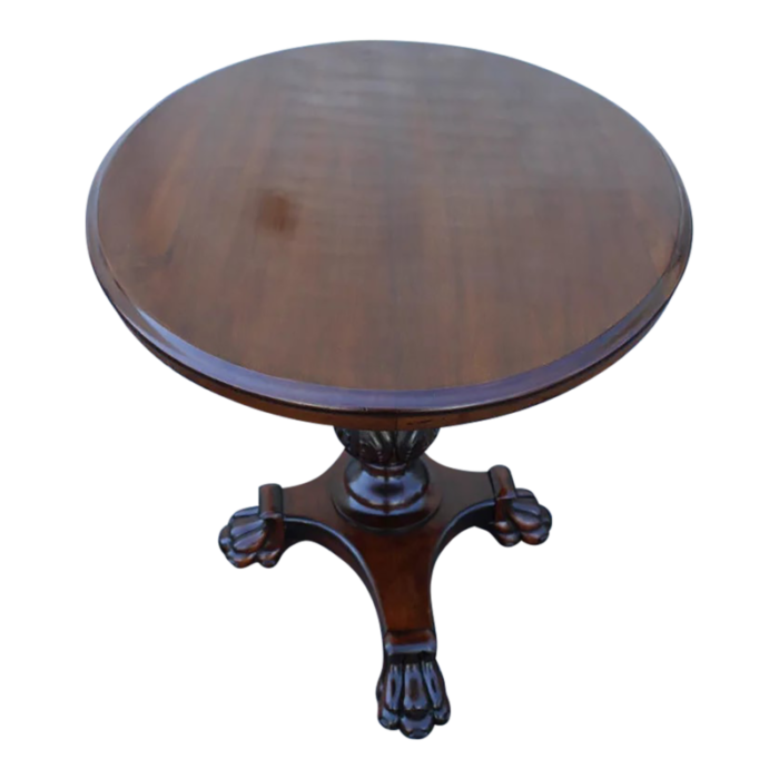 empire walnut oval center table 6039