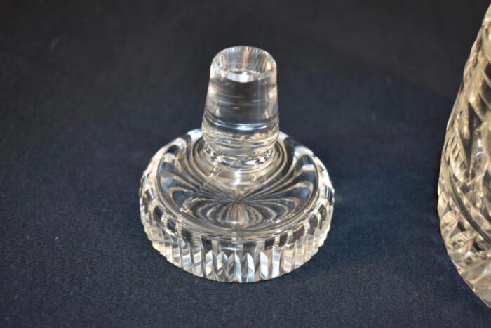 english cut glass decanter circa 1930s 0082