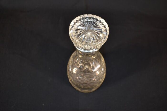 english cut glass decanter circa 1930s 1210