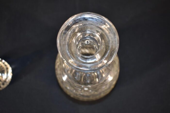 english cut glass decanter circa 1930s 7385