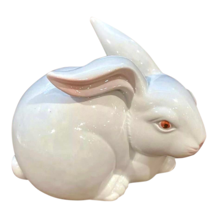 fitz and floyd vintage white porcelain bunny 5152