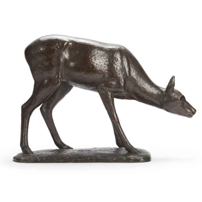 francesco buonapace bronze fawn 1930s 1