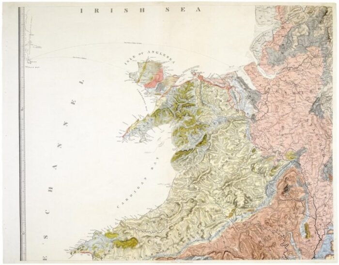 geological map of england and wales on six sheets set of 6 12