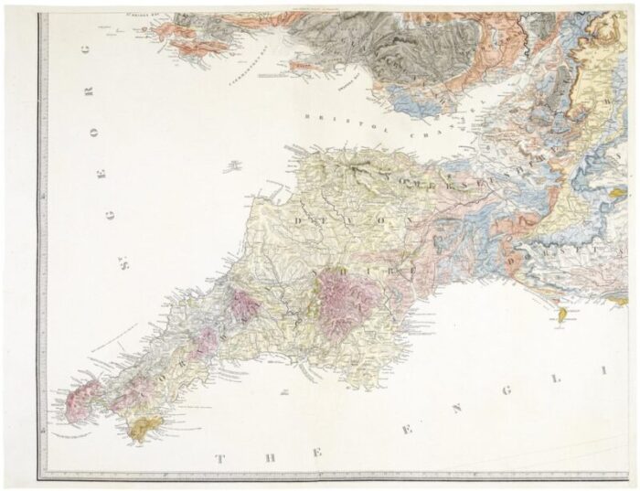 geological map of england and wales on six sheets set of 6 24