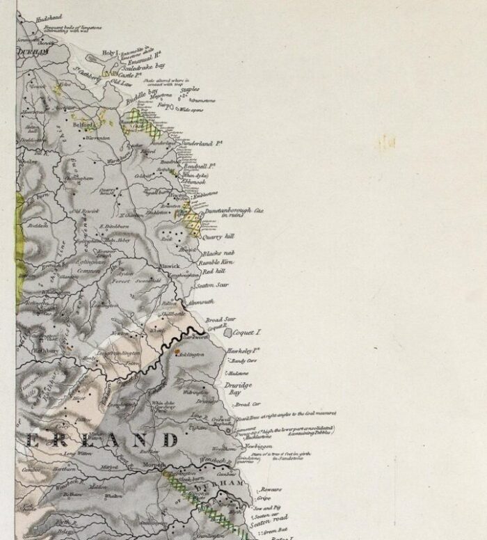 geological map of england and wales on six sheets set of 6 5