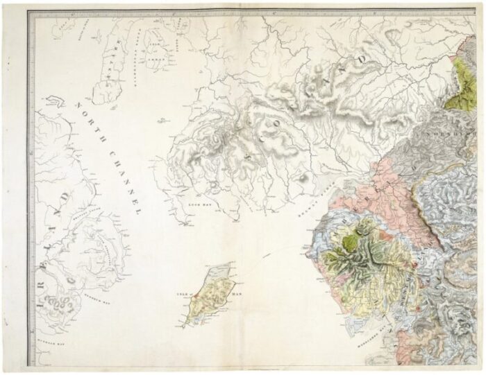 geological map of england and wales on six sheets set of 6 8