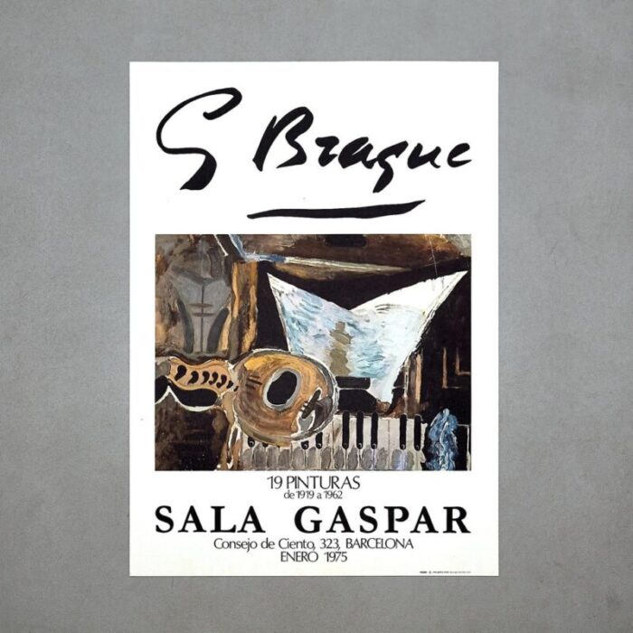 georges braque poster for gaspar room 1975 2