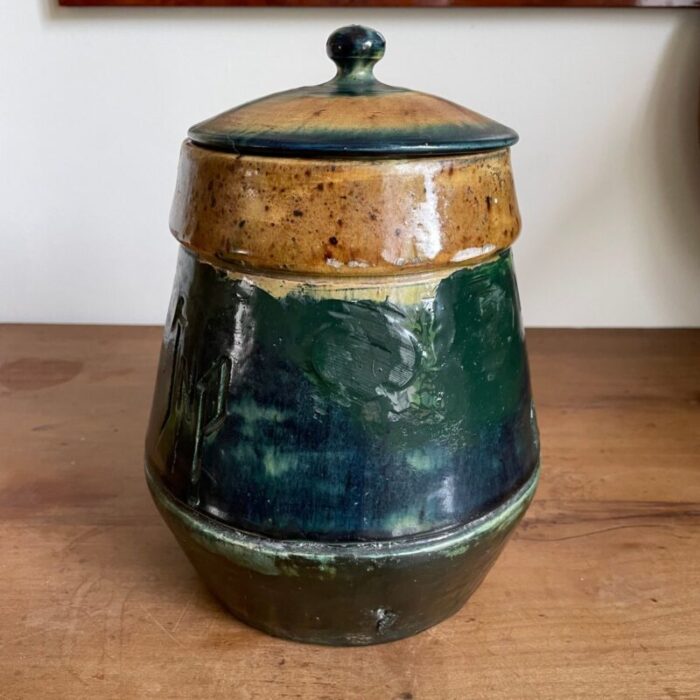 glazed terracotta tobacco pot 6