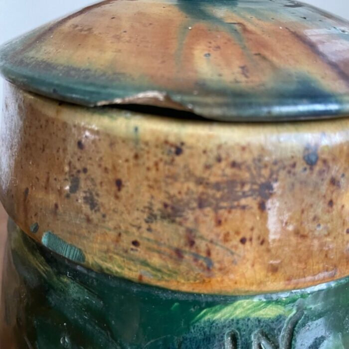 glazed terracotta tobacco pot 8