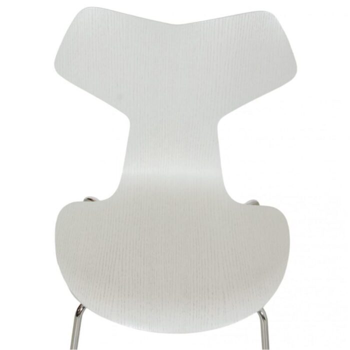 gray grandprix chairs by arne jacobsen set of 6 1220