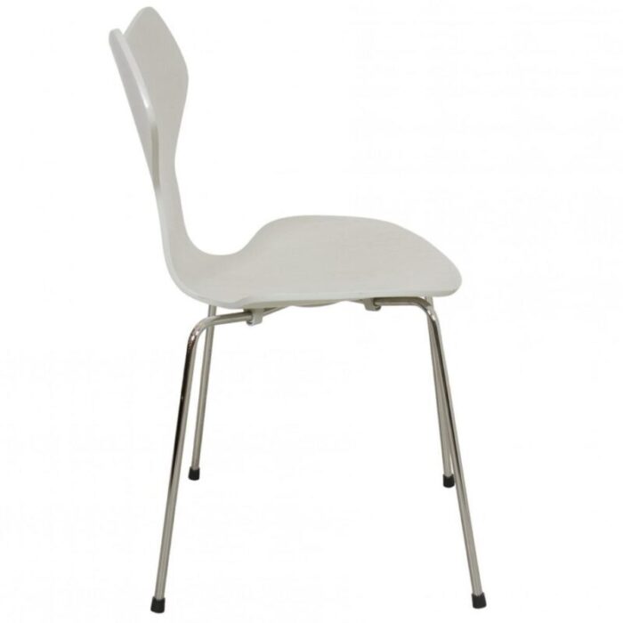 gray grandprix chairs by arne jacobsen set of 6 1504