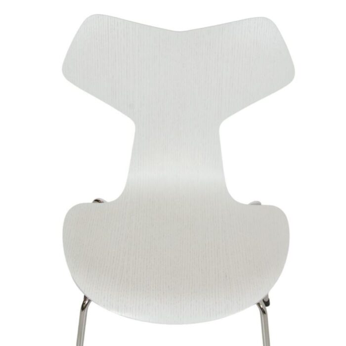 gray grandprix chairs by arne jacobsen set of 6 5584