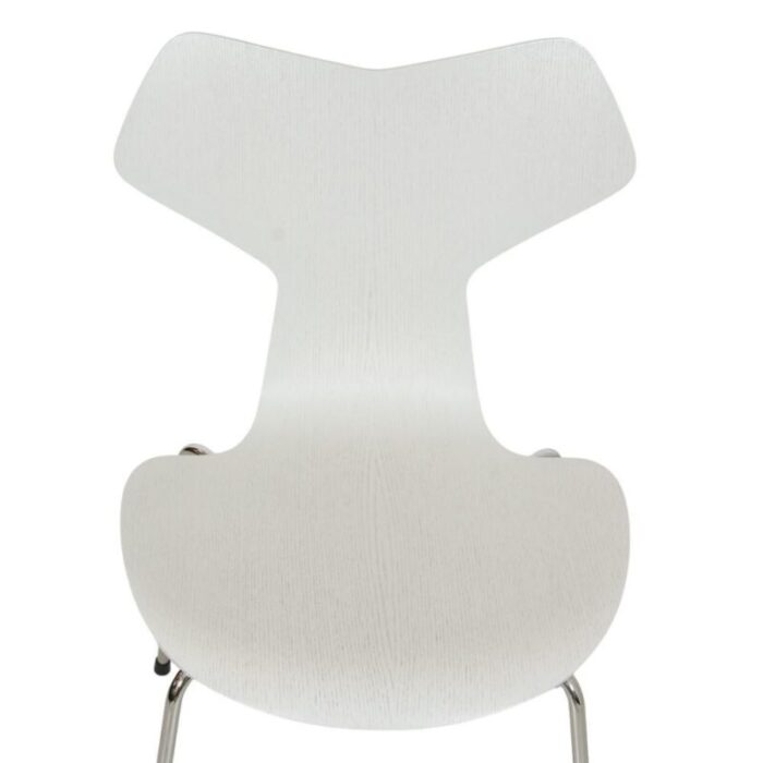 gray grandprix chairs by arne jacobsen set of 6 5925