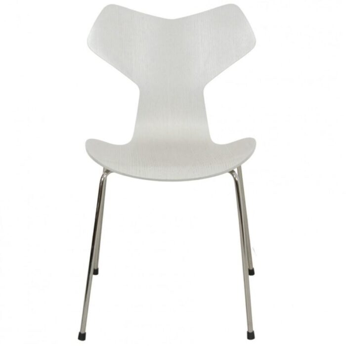 gray grandprix chairs by arne jacobsen set of 6 6342