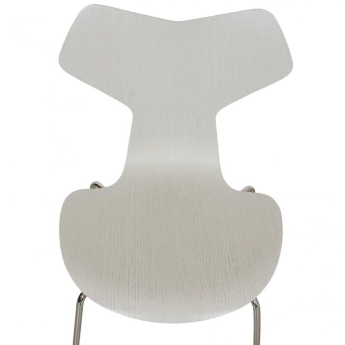 gray grandprix chairs by arne jacobsen set of 6 6761