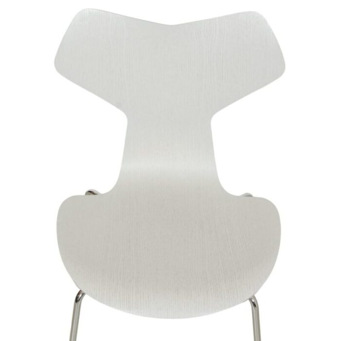 gray grandprix chairs by arne jacobsen set of 6 8819