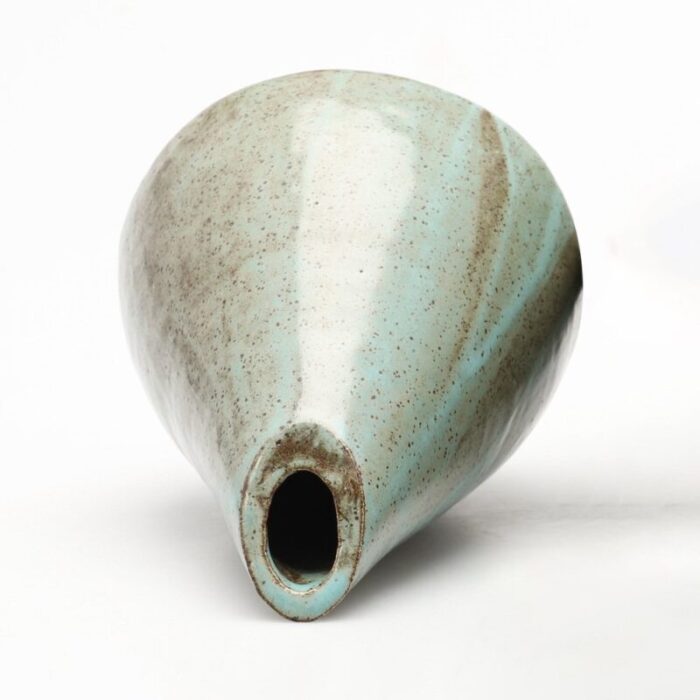 green conical vase by diana burnett 2