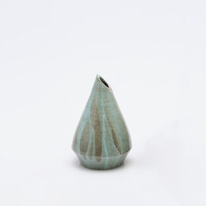 green conical vase by diana burnett 6