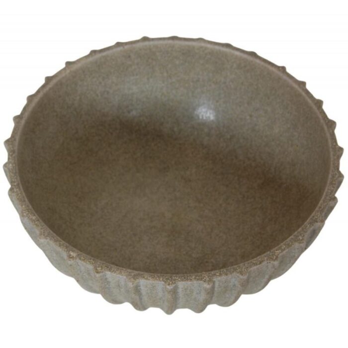 green stoneware bowl by arne bang 4250