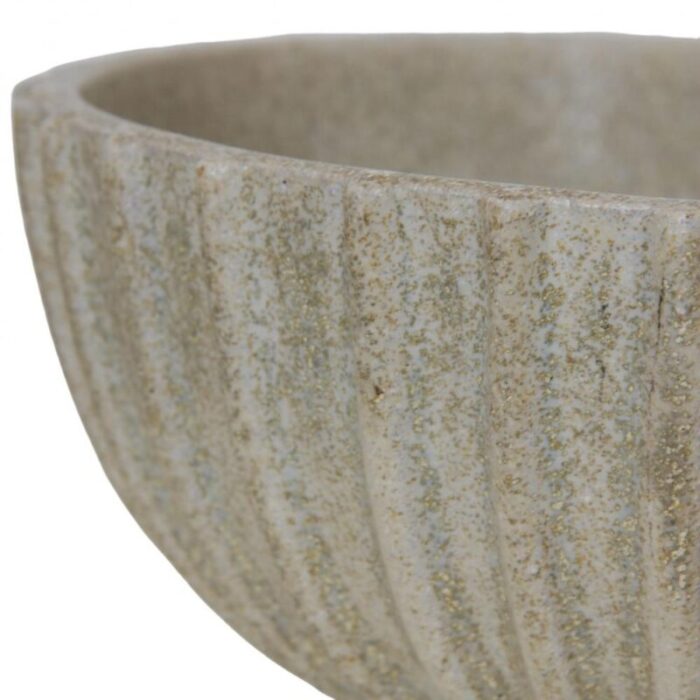 green stoneware bowl by arne bang 9040