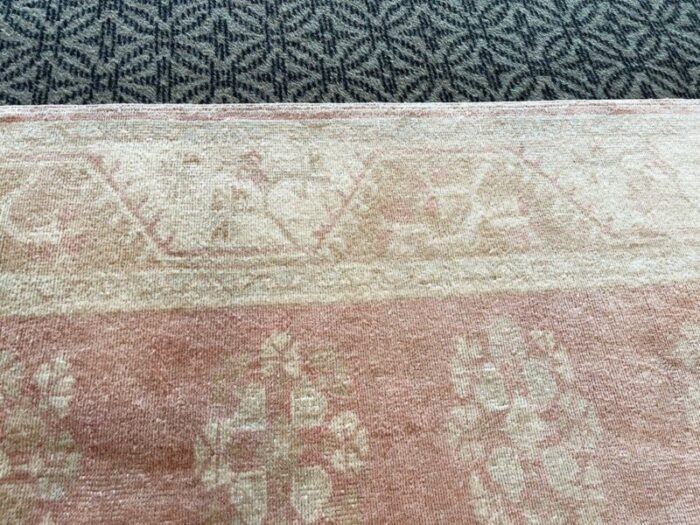 handmade faded oriental runner rug 1980s 4