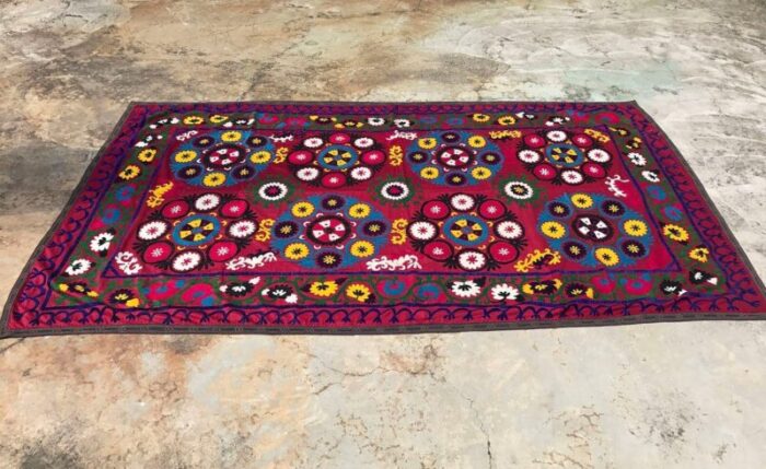 handmade multicolor tapestry 1970s 5