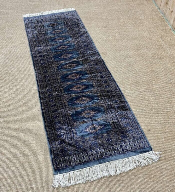 handmade pakistani wool and silk rug 7