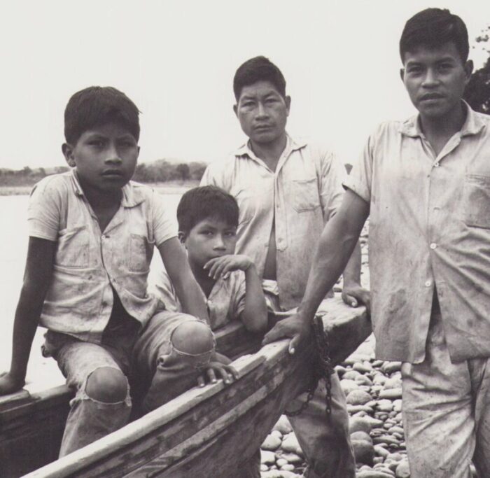 hanna seidel ecuadorian indigenous people 1960s black and white photograph 9278