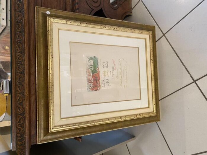 hommage a bzsellitz 1989 lithograph framed 8835