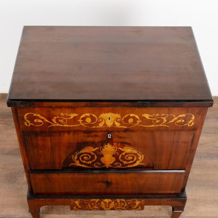 inlaid mahogany empire commode denmark circa 1810 2944