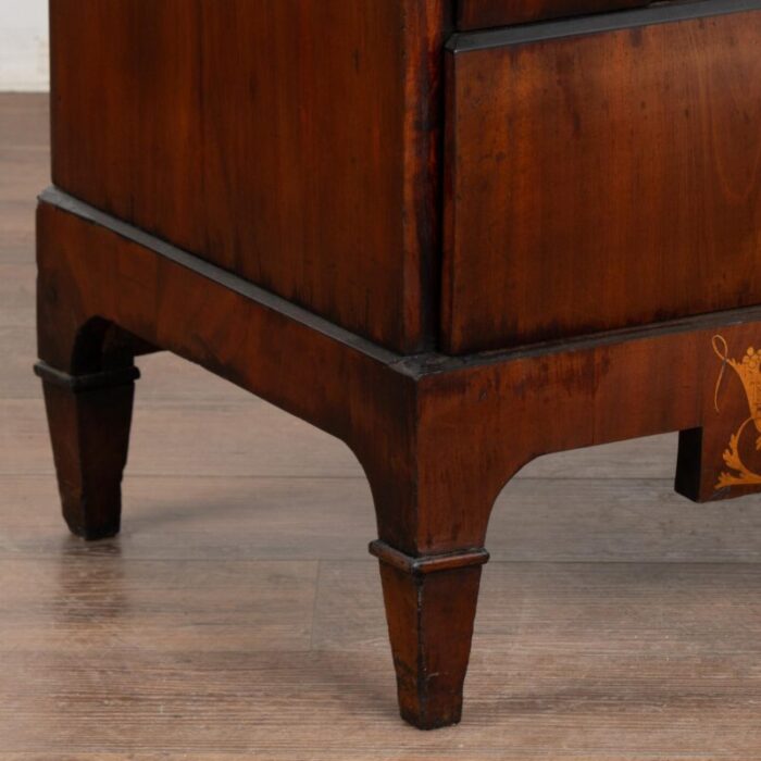 inlaid mahogany empire commode denmark circa 1810 7491