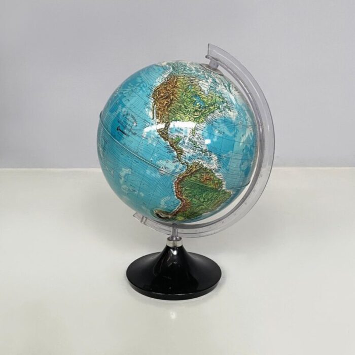 italian modern plastic table globe by technodidattica 2000s 2