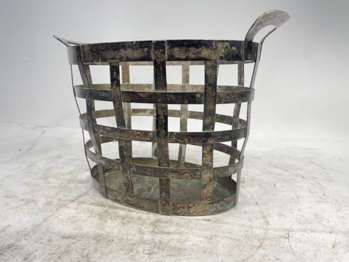 italian silver fruit basket 1950s 6