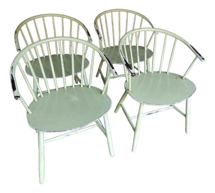 j64 chairs by ejvind johansson for fdb mobler 1960s set of 4 2867