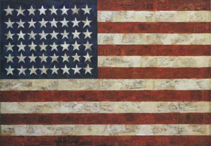 jasper johns flag 1989 2492