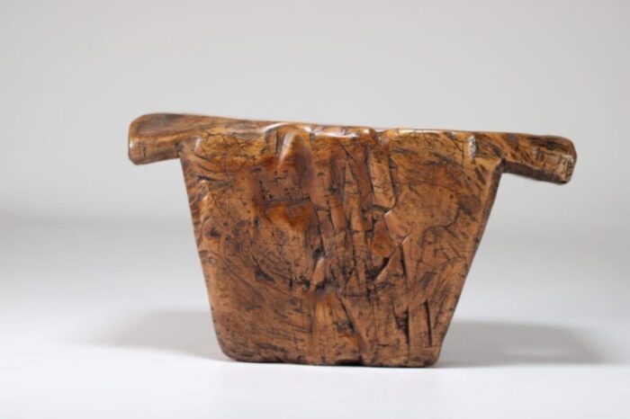 javanese brown wood mortar 4