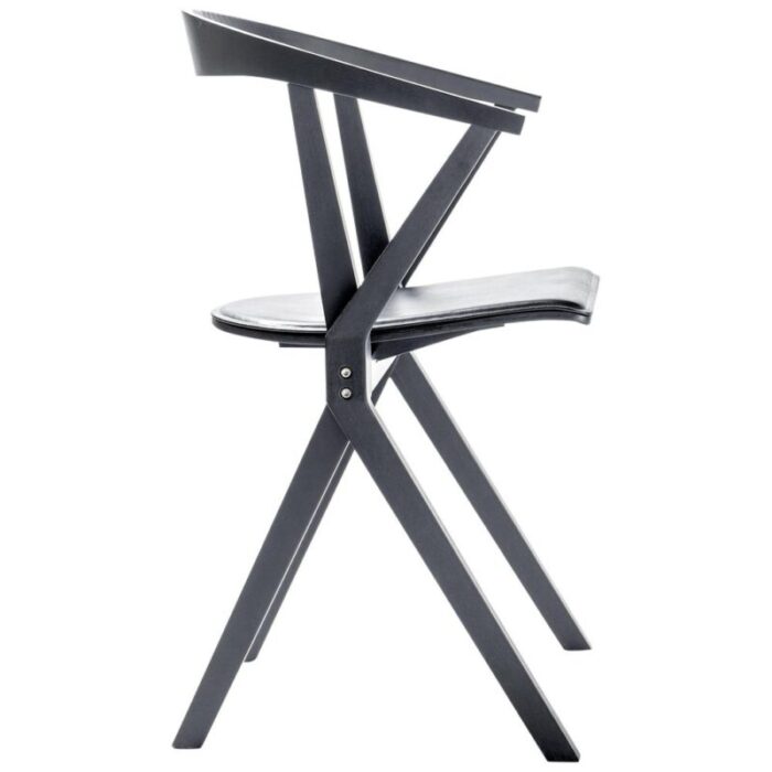 konstantin grcic b chair black leather for bd barcelona 1