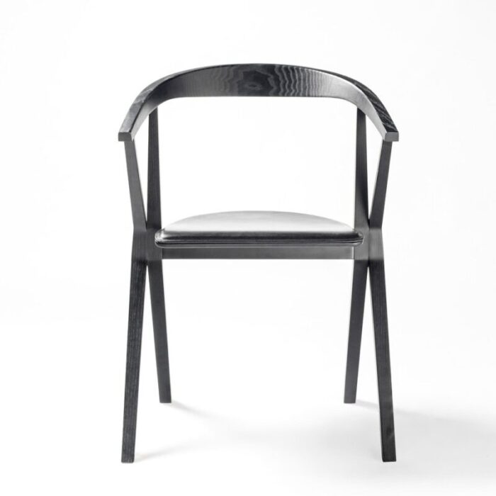 konstantin grcic b chair black leather for bd barcelona 2