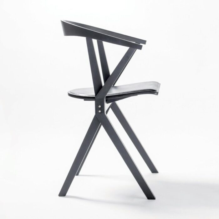 konstantin grcic b chair black leather for bd barcelona 3