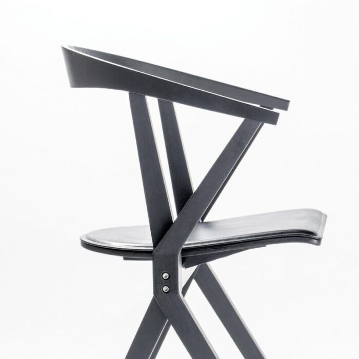 konstantin grcic b chair black leather for bd barcelona 5