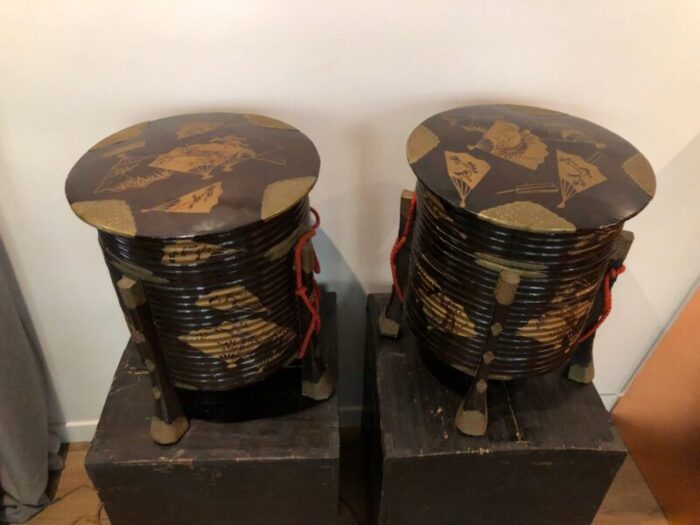 lacquered wooden hokai boxes 1830 set of 2 3