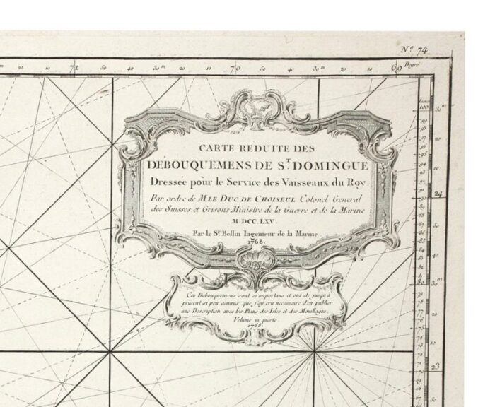 large and detailed chart of the bahamas 1700s 2