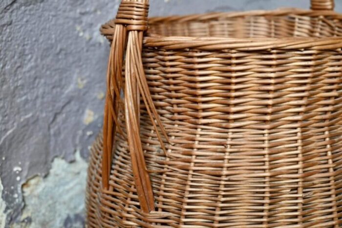 large bohemian basket 1970s 2