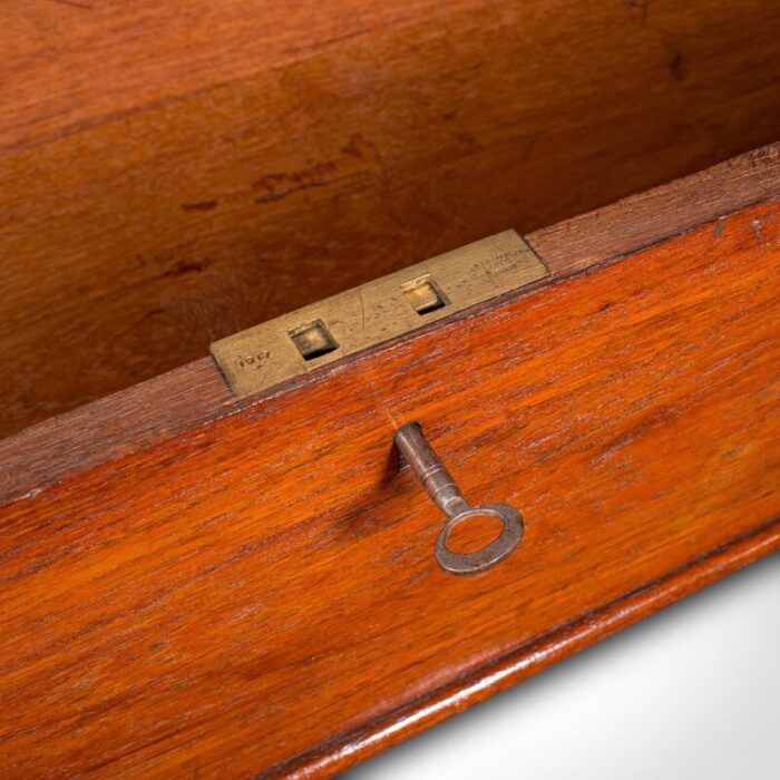 large english walnut storage chest 11