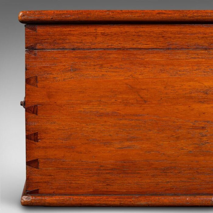 large english walnut storage chest 9