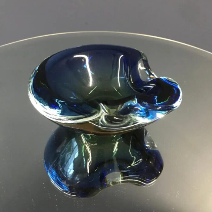 large murano glass ashtray 1