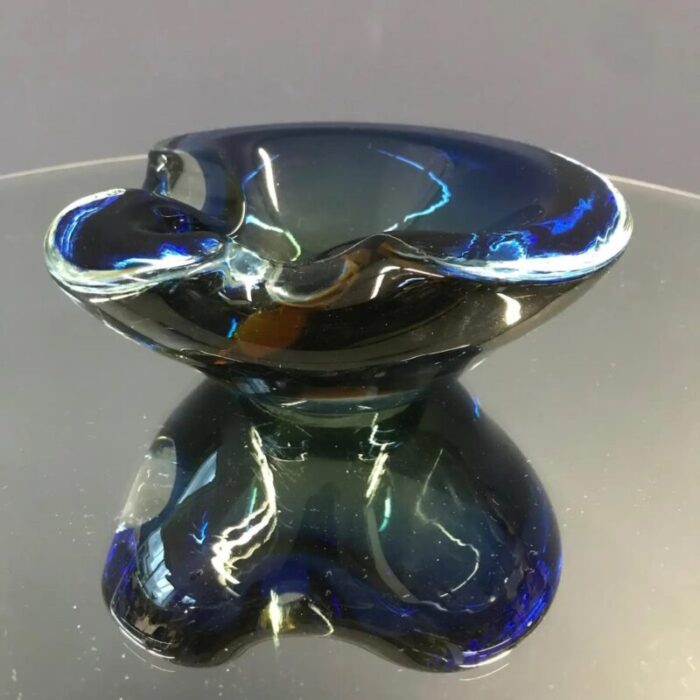 large murano glass ashtray 2