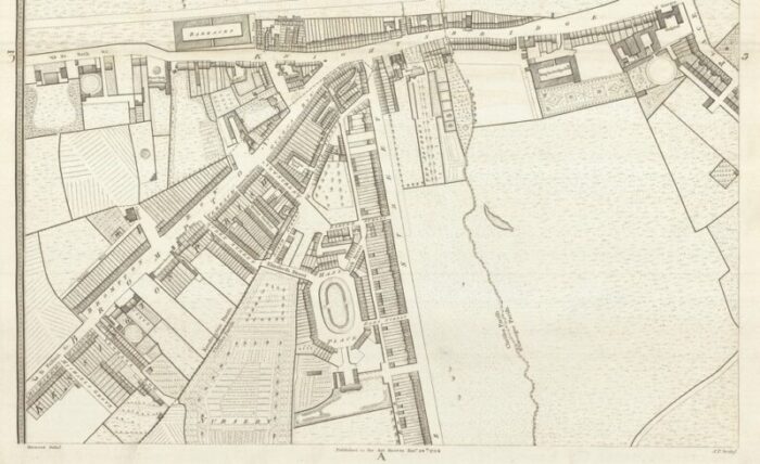 large scale survey of london map with knightsbridge 4