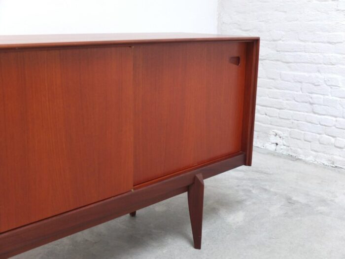 large teak sideboard by oswald vermaercke for v form 1960s 0372